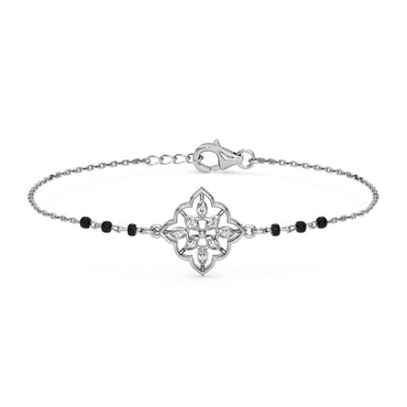 Silver Tashi Mangalsutra Bracelet