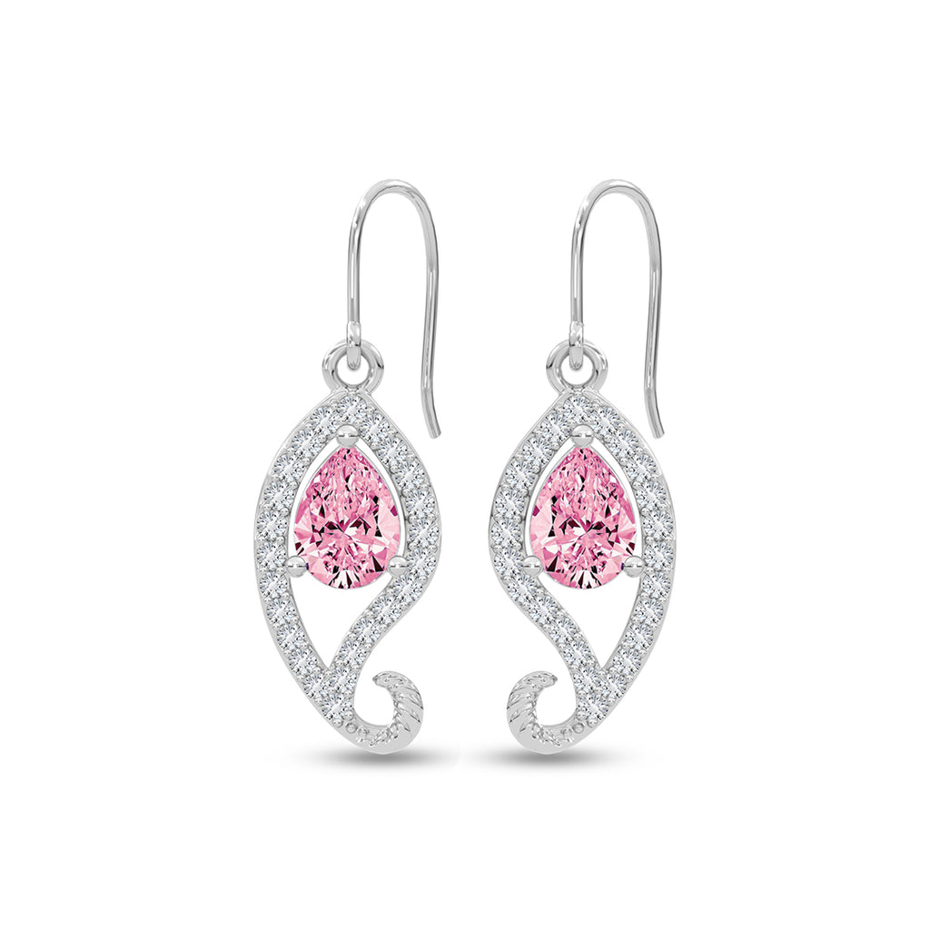 Silver Ciandra Drop Earrings