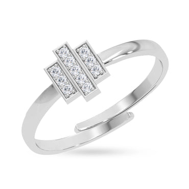 Silver Turin Step Ring