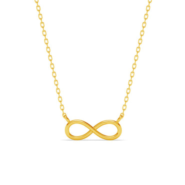 Silver Yusra Infinity Pendant Chain Necklace
