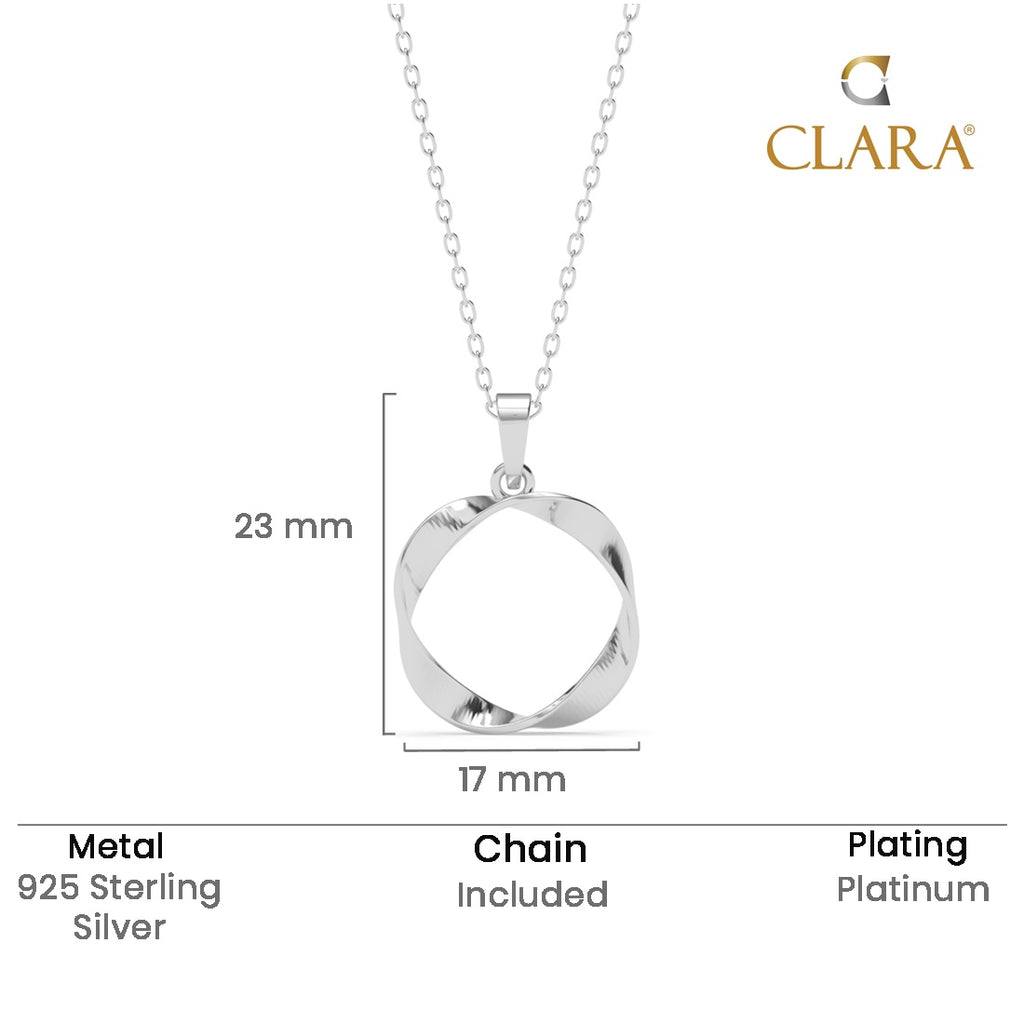 Silver Aya Pendant Chain Necklace