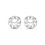 Silver Damsa Real Pearl Stud Earrings