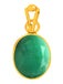 Certified Emerald Panna Panchdhatu Pendant 5.5cts or 6.25ratti