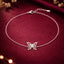Silver Ela Butterfly Anklet Payal (Single)