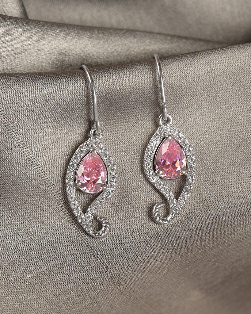 Silver Ciandra Drop Earrings