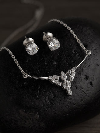 Silver Alice Jewellery Set