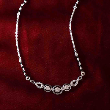 Silver Hiral Mangalsutra