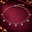 Silver Driti Pearl Anklet Payal (Single)