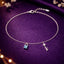 Silver Lock & Key Anklet Payal (Single)
