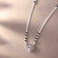 Silver Shanvika Heart Solitaire Mangalsutra
