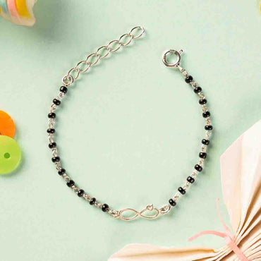 Silver Baby Nazariya Kids Infinity Bracelet