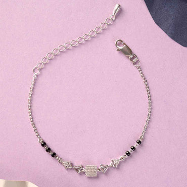 Silver Mangalsutra Bracelet