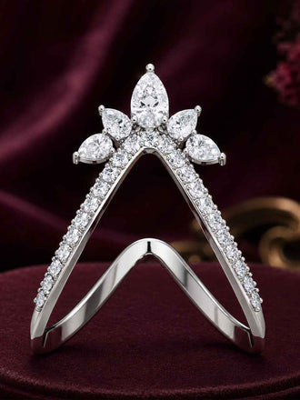 Silver Vanki Tiara Ring