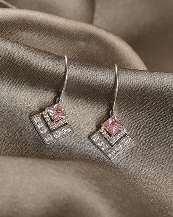 Silver Rosabella Drop Earrings