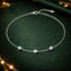 Silver Falak Pearl Anklet Payal (Single)