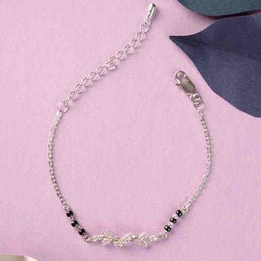 Silver Ziya Mangalsutra Bracelet