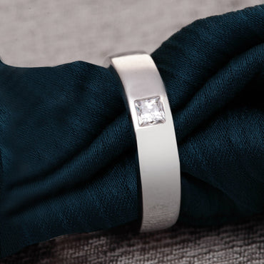 CLARA Pure 925 Sterling Silver Franco Adjustable Ring Gift for Women and Girls