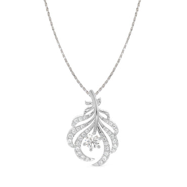 CLARA 925 Sterling Silver Nusa Pendant Chain Necklace 