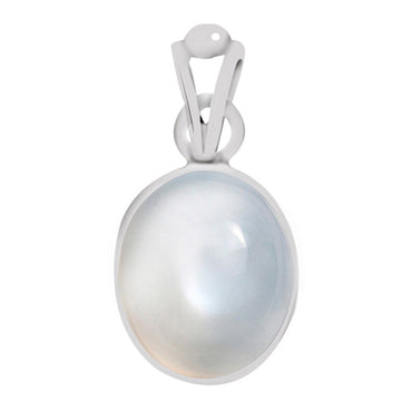 Certified Moonstone Silver Pendant 3.9cts or 4.25ratti