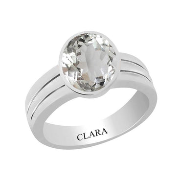 Certified Crystal Isphetic Stunning Silver Ring 8.3cts or 9.25ratti