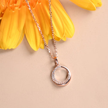Silver Cerchio Pendant Chain  