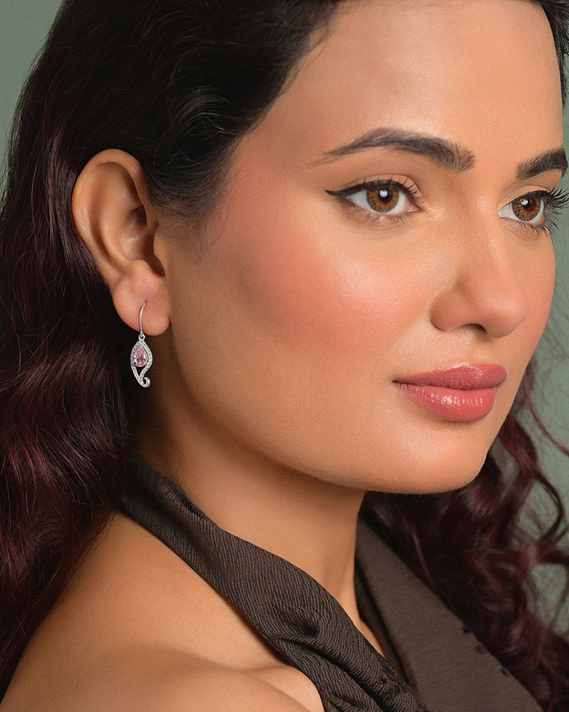 Silver Ciandra Drop Earrings