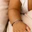 Silver Baby Nazariya Kids Footprint Bracelet