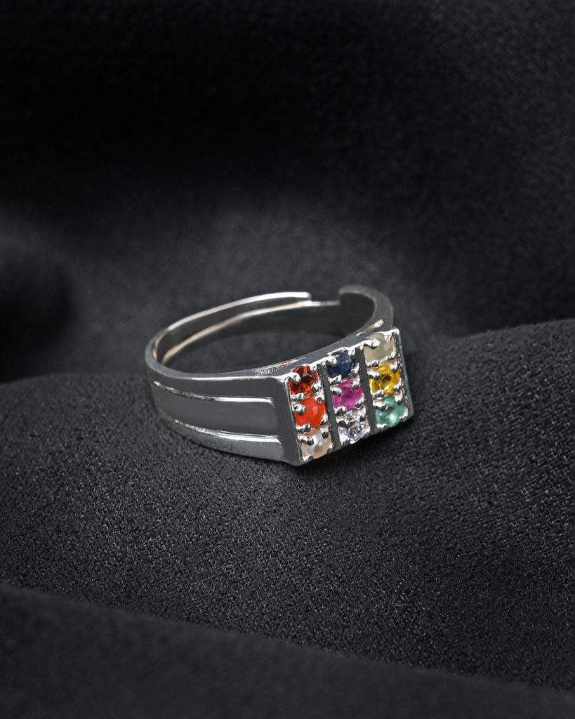 Men White Zircon Stone Bullet Design 925 Sterling Silver Ring Turkish Ring  Gift | eBay