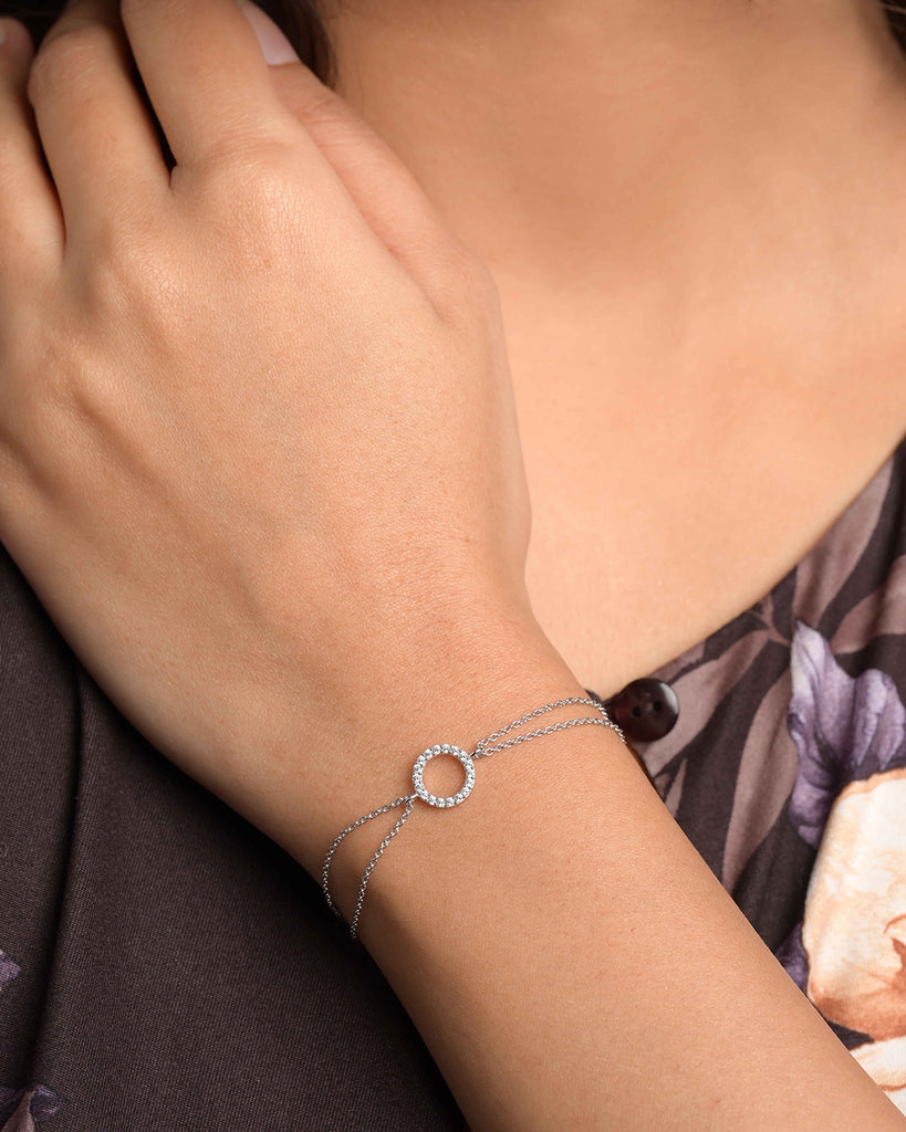 Silver Silvia Double Chain Bracelet