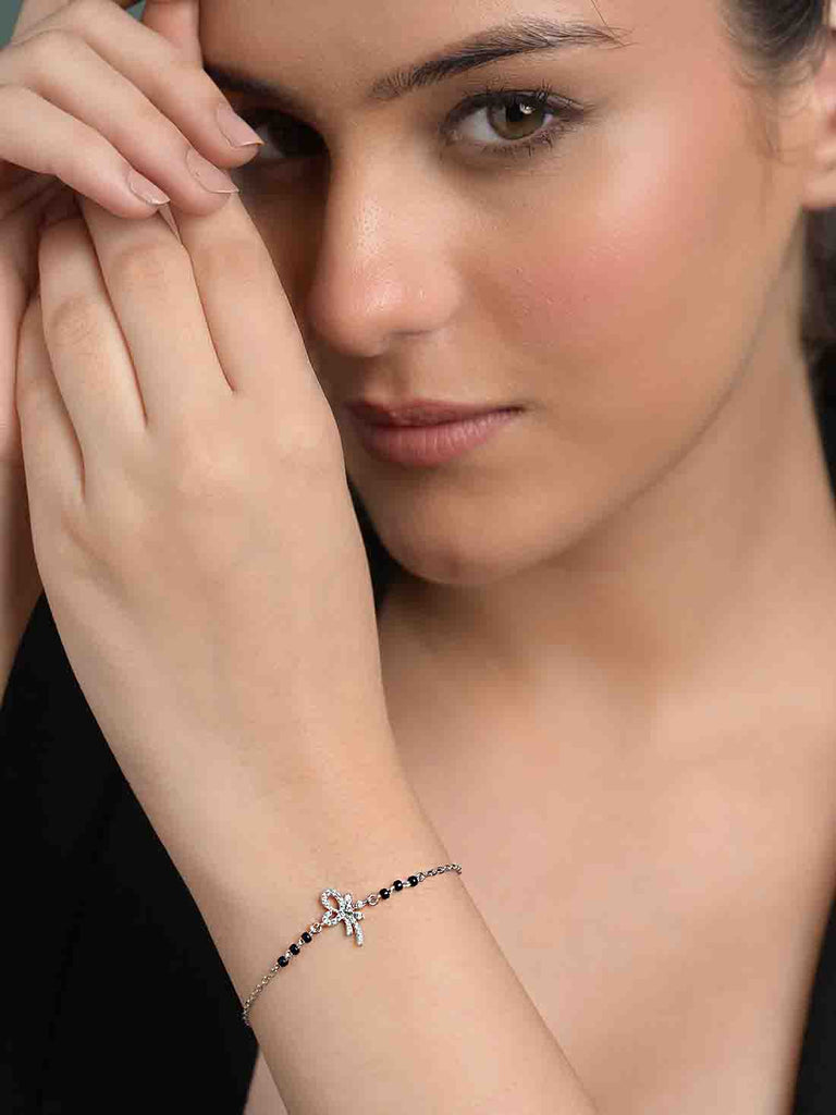 Silver Irya Mangalsutra Bracelet