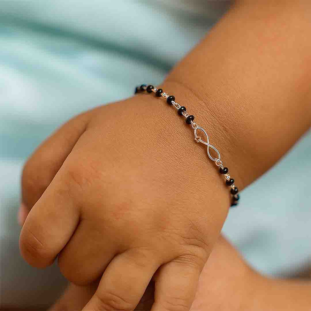 Silver Baby Nazariya Kids Infinity Bracelet