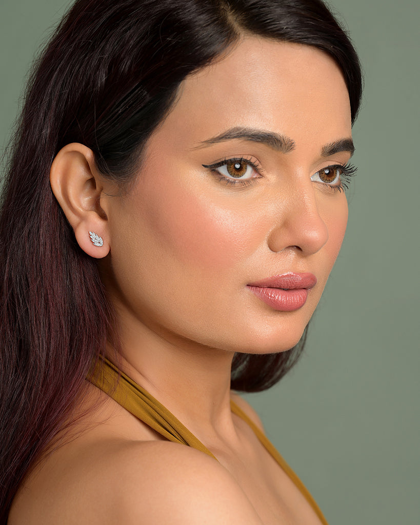 Silver Petali Earrings