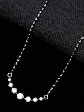 Silver 7 Stone Mangalsutra