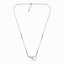 Silver Infinity Heart Mangalsutra