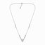 Silver Shanvika Heart Solitaire Mangalsutra
