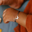 Silver Baby Nazariya Kids Butterfly Bracelet