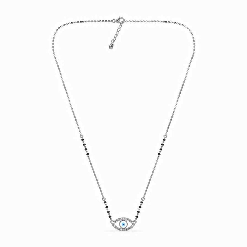 Silver  Evil Eye Mangalsutra