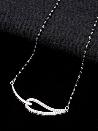 Silver Stella Mangalsutra