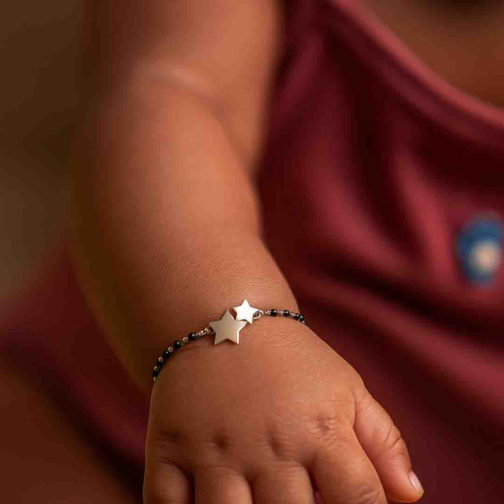 Silver Baby Nazariya Kids Star Bracelet