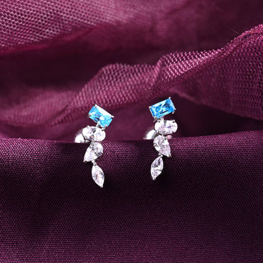 Silver diamante Earrings