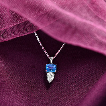 Silver Vistosa Pendant Chain Necklace