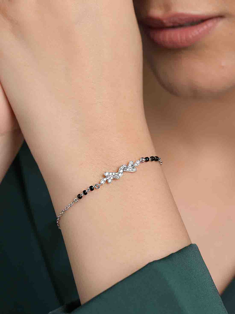 Silver Ziya Mangalsutra Bracelet