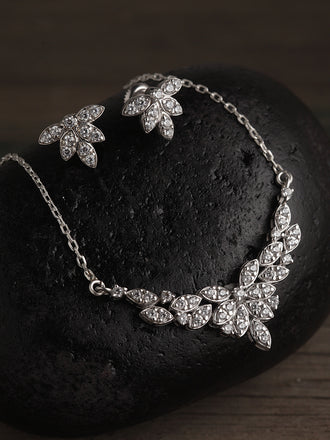 Silver Elsie Jewellery Set