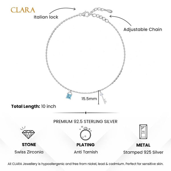 Payal Locks Buy 100% Real 925 Silver Anklets/ Payal for Women & Girls – CLARA