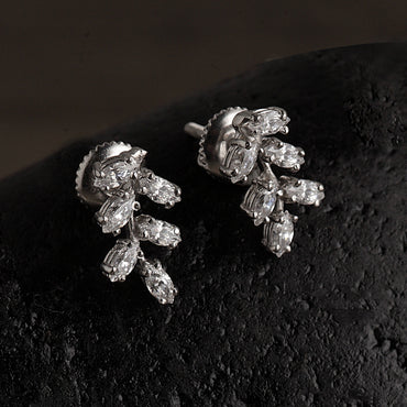 Silver Leaf Earring