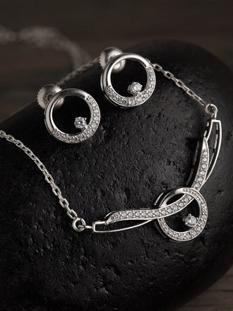 Silver Evie Jewellery Set