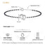Silver Baby Nazariya Kids Footprint Bracelet