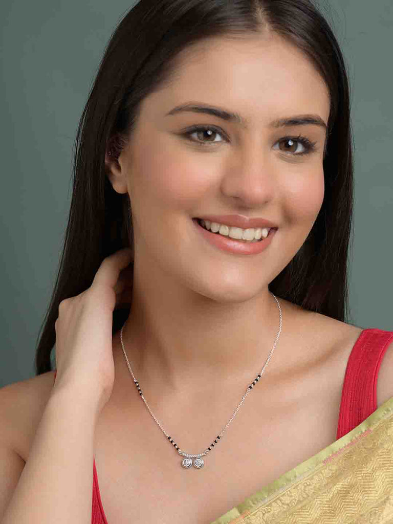 Silver Qirat Mangalsutra