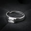 CLARA Real 925 Sterling Silver Octagon Band Ring 