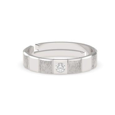 CLARA Real 925 Sterling Silver Neel Band Ring 